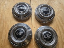 (4) FOUR 67-77 FORD TRUCK DOG DISH HUBCAPS F250 STAINLESS 12
