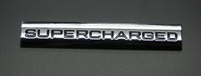 SUPERCHARGED 3D CAR EMBLEM STICKER DECAL picture