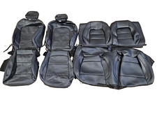 OEM Take Off Leather Seat Covers Mustang GT COUPE 2024-2026 BLACK/WHITE STITCH picture