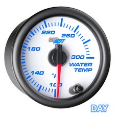 Slightly Used GlowShift White 7 Color Water Coolant Temperature Gauge Kit picture