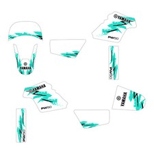 PW50 graphic kit 90s retro series white / mint picture