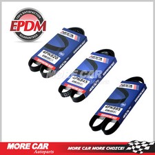 EPDM ALT-AC-Pwr 3 Drive Belt Set for 1997-2001 Honda CRV 4PK820 4PK845 4PK895 picture