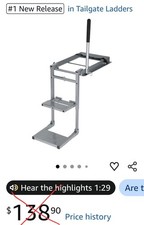 Tailgate Ladder Foldable Easy Storage Holds Up to 300 LBS picture