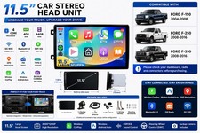 11.5” Car Stereo Ford F150 2004-08 F250 F350 2008-16 CarPlay 4GB+64GB GPS. picture