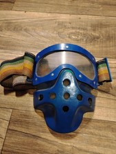 Vintage Tt and Co. Race Face Mask Bike Bicycle Goggles picture