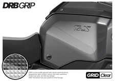 DRB Grip For BMW R1300GS Adventure (2024~) Tank Grips (GRID/Clear) picture