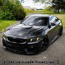 BMW 4 Series F32 F33 F36 M3 Smoked Snake Eye Tri-Color LED Headlights 2014-2020 picture