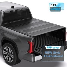 4-Fold Low Profile Hard Tonneau Cover For 2024 2025 2026 Toyota Tacoma 5FT Bed picture