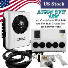 12V Split 15000 BTU Truck Cab Air Conditioner AC Fits Semi Trucks RV Caravan Bus picture