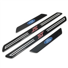 Ford ST Carbon Fiber 4 Pcs Universal Door Sill Plates Guard picture