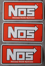 3X Vintage NOS Nitrous Oxide Racing Decals Stickers  picture