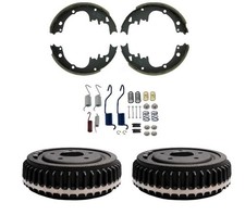 Brake Shoe Drums and springs Buick Oldsmobile Pontiac 1964-1972 FRONT 9 1/2 inch picture