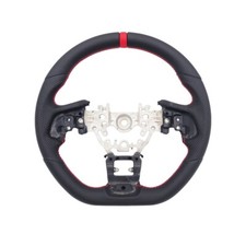REVESOL Sports Red Ring Flat Bottom Steering Wheel for 2022-2025 SUBARU STI WRX picture