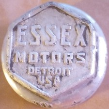 1927-28 Essex Motors  Screw On Hubcap/Grease Cap Aluminum picture