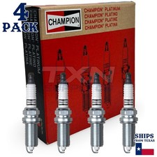 4 Pack Champion Platinum Spark Plugs Set for KIA RIO 2001-2002 L4-1.5L picture