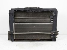 09-12 BMW 750I ENGINE COOLANT FAN MOTOR RADIATOR CONDENSER COOLER SET OEM picture
