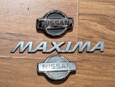 2000-2001 Nissan Maxima Emblem set front & rear OEM picture