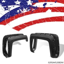 4PC Fit For 14-18 Chevy Silverado 6.5'-8' Bed Pocket-Riveted Wheel Fender Flares picture