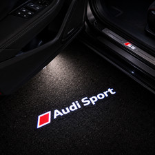 FOR AUDI ENTRY LED PUDDLE LIGHT RINGS 4G0052133G SPORT (PAIR) picture