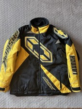 Castle x Launch Black and Yellow Snowmobile Jacket Men’s XXL Excellent picture