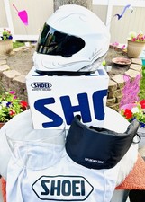 Vintage Shoei Qwest Sonoma/Floral Design/ Motorcycle Helmet/Clear Visor/ Size S picture
