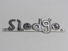 VTG Sledge Chevrolet-Olds Manchester Georgia Metal Dealership Badge Emblem Tag picture