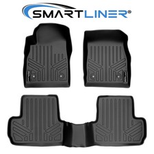SMARTLINER All Weather Floor Mats Liner for Buick Verano Complete Set Black picture