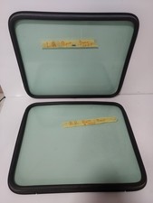 1971-1995 Chevy G20 Van RIGHT LEFT Back Rear Barn Doors Window Glass Set picture