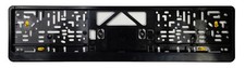 Premium German License Plate Frame - Evolution 3 - Black picture