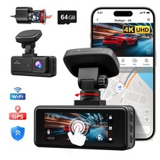 REDTIGER 4K Dash Cam Front and Rear with AI-Powered Driver Assistance G-Sensor picture