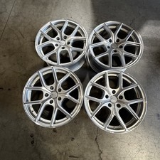 Used 17x8/17x9 Vors TR88 5x114.3 35/30 73.1 Silver Machined Wheels set-4 picture