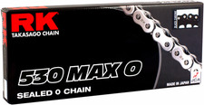 RK 530MAXO-130-BC 530 Max O Drive Chain 130 Links Black Chrome Universal picture