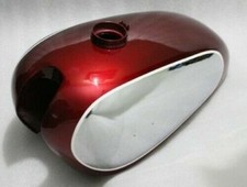 MATCHLESS G12 CSR COMPETITION GAS FUEL PETROL TANK NORTON AJS STEEL RED CHROME picture