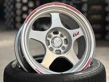 New 15x7 ET35  XOX EVO Regamaster SILVER Rim Honda Fit Jazz 4x100 (4 Wheel) picture