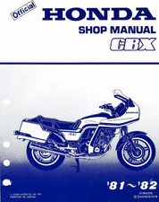 1981-1982 Honda CBX Engine Service Manual picture