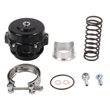 Universal Aluminum 50mm Blow Off Valve Dump Valve BOV with V-band Flange Black picture