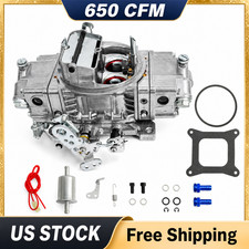 4 Barrel 650 CFM Holley Double-Pumper Carburetor Electric Choke BR-67255 picture