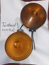 Screw On Vintage Dietz 4 75 Trailer Boat Truck Orange Lamp Changeable Bulbs picture