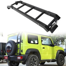 New Aluminum Car Rear Tail Door Ladder Climbing Fit For Suzuki Jimny 2019+ BLK picture