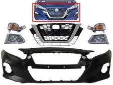 For 2019-2022 Nissan Altima Front Bumper Cover Grille Fog Turn Local Pickup picture