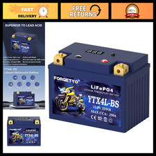 12V 2.5AH Lithium Motorcycle Battery, 250CCA LiFePO4 for ATV, UTV, Jet Ski, Snow picture