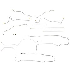 Brake Line Kit Complete Tube All Beds Cabs 1994-97 Ford F250 F350 Stainless 10pc picture