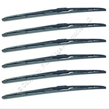 6 ANCO 31-24 Metal Windshield Wiper Blades Replacement Made in USA - 24