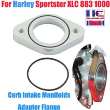 Carb Intake Manifolds Adapter Flange CV40MM For Harley Sportster XLC 883 1000 picture