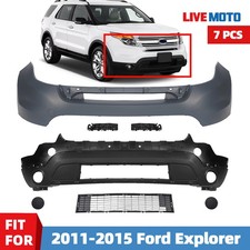 Front Bumper Cover Set For 2011 2012 2013 2014 2015 Ford Explorer Limited XLT picture