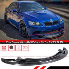 For 2008-13 BMW E92 E93 E90 M3 GT4 Style Carbon Fiber Front Bumper Lip Splitter picture