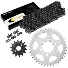 Black Drive Chain And Sprockets Kit for Suzuki LTZ400 Quadsport Z400 2003-2008 picture