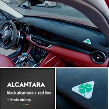 DIY Alcantara Car Dashboard Cover for Alfa Romeo Stelvio with Embroidery picture