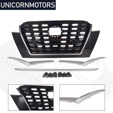 For Nissan Kicks 2021-2024 Front Bumper Upper Grille Trim Molding Bracket Chrome picture