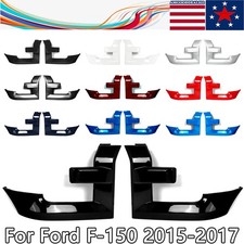 Pair Grille Molding Trim Headlight Bezel For 2015 2016 2017 Ford F150 F-150 picture